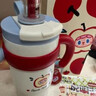BABLOV花伴森保溫杯女士大容量冰霸杯高顏值陶瓷覆膜內膽吸管水杯禮物 曬單實(shí)拍圖