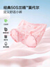 愛(ài)慕兒童內褲女童春莫代爾中腰平角褲2條裝粉底桃子170 曬單實(shí)拍圖