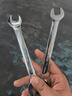 長(cháng)城精工雙呆扳手雙頭呆扳手單個(gè)工業(yè)級快速扳子開(kāi)口扳手 13*15mm 314120 曬單實(shí)拍圖