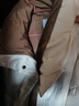 太平鳥(niǎo)女裝羽絨服立領(lǐng)撞色冬印花長(cháng)款面包服時(shí)尚休閑外套 米白 L 曬單實(shí)拍圖