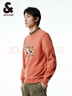 杰克·瓊斯（JACK&JONES） 胸前法斗狗圖案膠印個(gè)性印花設計圓領(lǐng)衛衣男裝224133063 曬單實(shí)拍圖