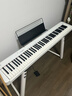 卡西歐（CASIO）CDPS110電鋼琴新手入門(mén)樂(lè )器88鍵重錘初學(xué)者便攜兒童成人電子鋼琴 CDP-S110官方標配 白色琴頭 曬單實(shí)拍圖