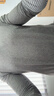 百富（BYFORD）男士圓領(lǐng)長(cháng)袖內衣條紋保暖內衣單件秋衣上衣MW7703 灰色 XL 曬單實(shí)拍圖