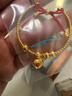 金至尊（3DG Jewellery）吉言福袋寶寶鐲嬰兒滿(mǎn)月金飾黃金手鐲足金手鐲童鐲按克計價(jià) 金重13.54克-多退少補 曬單實(shí)拍圖