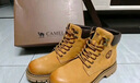 駱駝（CAMEL）【王俊凱同款】馬丁靴加絨鞋秋冬2025新款大黃靴戶外工裝登山靴 G13W379132 金黃色 41 曬單實拍圖