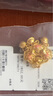 老廟黃金吊墜鏤空粉荷平安鎖成人掛墜寶寶鎖送女友老婆禮物 琺瑯款 吊墜+肖邦鏈 總重約6.99g 曬單實拍圖