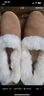UGG【雙11搶先購】秋季新款女士厚底懶人毛毛鞋 1166733CHE|栗色39 曬單實(shí)拍圖