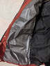 波司登（BOSIDENG）25年新款男女兒童短款5A抗菌4防面料大兜連帽羽絨服T250246915DS 深雅紅|1697 165 /84 約 155-165cm 54kg 曬單實(shí)拍圖