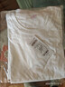 長(cháng)袖t恤男純棉秋冬內搭圓領(lǐng)秋衣純色印花休閑基礎打底衫 白色【平口袖】 L 120-140斤 曬單實(shí)拍圖