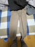 班尼路（Baleno）S&K系列休閑褲男褲春秋新款九分西裝褲男士輕熟風(fēng)直筒褲子男商務(wù) 棕色九分 常規 30 曬單實(shí)拍圖