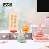 伊文兔（THE RABBIT IVEN）創(chuàng)意國(guó)風(fēng)手機(jī)支架辦公室小擺件西安伴手禮文創(chuàng)禮物生日禮物實(shí)用 轉(zhuǎn)運(yùn)小福祿手機(jī)架-全套4個(gè) 曬單實(shí)拍圖