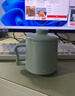 韻中水墨 汝窯天青辦公杯帶手柄個(gè)人杯大容量茶水分離隔層隨手泡茶杯 曬單實(shí)拍圖