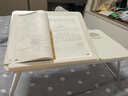 慧兒思床上電腦桌升降小桌子床上書(shū)桌筆記本電腦支架側翻5檔可調節折疊宿舍學(xué)習閱讀小桌板A55【珍珠白】 曬單實(shí)拍圖