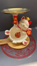 赟婭招財貓擺件入戶(hù)門(mén)玄關(guān)鑰匙收納鞋柜電視柜家居裝飾品喬遷新居禮品 大肚收納招財貓+木架 曬單實(shí)拍圖