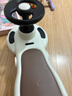 卡卡曼扭扭車兒童溜溜車1-3-6歲防側(cè)翻可坐大人可手推寶寶搖搖車妞妞車 灰 【推桿+音樂(lè)燈光+閃光靜音輪】 親子同乘帶音樂(lè)滑滑車搖擺車 曬單實(shí)拍圖