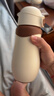 世喜兒童保溫杯寶寶保溫杯1-3歲兒童水杯3-6歲直飲杯316不銹鋼480ml 兒童保溫杯（棕杯套款）+吸管嘴 曬單實(shí)拍圖
