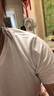 無(wú)印良品（MUJI）男式 水洗棉輕便褲男士長(zhǎng)褲子秋季款男裝直筒褲休閑 AE0YZA5A 米色 L (175/88A) 曬單實(shí)拍圖