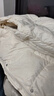 鴨鴨（YAYA）反季輕薄羽絨服馬甲女短冬季新款爆款立領(lǐng)韓版保暖馬夾外套KLZ 奶白色 XL 170/92A 曬單實(shí)拍圖