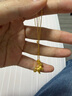 周大生黃金項(xiàng)鏈古法馬上有錢項(xiàng)鏈好運(yùn)自帶送女友媽媽紀(jì)念日情人節(jié)禮物 約6.2g 曬單實(shí)拍圖
