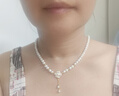 銀千惠999純銀淡水珍珠項鏈女士2025新款輕奢吊墜年輕款生日禮物送女友2 山茶花淡水珍珠項鏈/999足銀+七倉配送/當次日達 玫瑰花禮盒送老婆/配首飾證書(shū)/高級感情人節女生禮物 曬單實(shí)拍圖