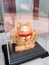 財富滾滾來(lái)金箔招財貓擺件辦公室玄關(guān)店鋪開(kāi)業(yè)喬遷新居禮物 財富滾滾來(lái)招財貓 曬單實(shí)拍圖