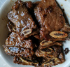凍品先生 安井 黑椒牛仔骨350g 帶骨牛肉 速凍速食方便菜 燒烤食材 曬單實(shí)拍圖
