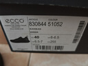 愛步（ECCO）BIOM 2.2男鞋 牛皮軟底緩震運(yùn)動(dòng)跑步鞋男 健步830844 黑色39 曬單實(shí)拍圖