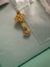 千葉珠寶黃金如意吊墜鑲嵌瑪瑙金禧如意金吊墜送媽媽老婆生日禮物計價 黃金吊墜/支持多退少補 金重約2g/含工費 曬單實拍圖