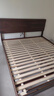 原始原素實(shí)木床復古輕奢北美黑胡桃木懸浮床床頭可調雙人大床1.8米 M101Q 曬單實(shí)拍圖