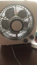美的（Midea）電風(fēng)扇 家用臺(tái)式桌面小風(fēng)扇鴻運(yùn)扇宿舍臥室節(jié)能電扇臺(tái)扇轉(zhuǎn)頁(yè)扇輕音低噪五葉風(fēng)扇 KYT25-22MW 曬單實(shí)拍圖