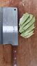 菜刀刀具家用切片刀廚房切菜切肉鋒利斬切兩用刀陽(yáng)江十八子作手工 升級款 木柄斬切刀 1把 曬單實(shí)拍圖