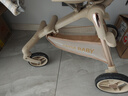 ANGI BABY嬰兒車(chē)可坐可躺嬰兒推車(chē)輕便折疊溜娃神車(chē)雙向高景觀(guān)遛娃神器推車(chē) 香檳色【六重避震+雙向推行】 2025新款旅行車(chē)溜娃神器推車(chē) 曬單實(shí)拍圖