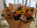 愛(ài)里鮮花99朵玫瑰花送女友送老婆生日花約會(huì )鮮花求婚表白禮物花店送花 香檳向日葵橙芭比混搭花束 曬單實(shí)拍圖