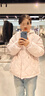 棉致美式復古加厚菱格保暖棉服女新款冬季棉衣外套女面包服羽棉襖絨服 335紫色【高品質(zhì)50】 M 110-130斤 曬單實(shí)拍圖