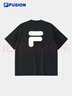 FILA FUSION斐樂(lè )潮牌情侶短袖T恤2025年夏季寬松透氣t恤男女同款上衣 曬單實(shí)拍圖
