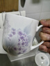 華光國瓷 簡(jiǎn)約骨瓷茶杯帶蓋 辦公室家用情侶水杯 繡球花語(yǔ) 繡球花語(yǔ) 1個(gè) 320ml 曬單實(shí)拍圖