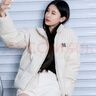 美職棒（MLB）官方張凌赫同款羽絨服男女25秋冬新款防寒保暖上衣潮流防潑水外套 紐約洋基隊/深奶油色 M 170/92A 曬單實拍圖