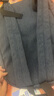 LEE男士雙肩包潮牌休閑背包女通勤大容量上課學(xué)生書(shū)包簡(jiǎn)約時(shí)尚電腦包 牛仔藍 曬單實(shí)拍圖