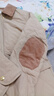 森馬（Semir）棉服女冬季中長(cháng)款輕薄寬松拼接燈芯絨翻領(lǐng)插肩袖棉衣101724112007 曬單實(shí)拍圖