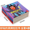 好玩的洞洞拉拉書(shū)第一輯全套4冊官方正版童書(shū) 寶寶手指推拉書(shū)機關(guān)書(shū)嬰幼兒?jiǎn)⒚烧J知早教書(shū) 0-3歲繪本0-1到2-3歲兒童書(shū)籍動(dòng)手動(dòng)腦能力訓練撕不爛益智玩具翻翻書(shū)三周歲看的京東圖書(shū)情景體驗 曬單實(shí)拍圖