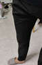 京東京造褲子男薄款冰絲休閑褲男士直筒寬松商務(wù)運動(dòng)長(cháng)褲黑色 33 曬單實(shí)拍圖