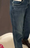 優(yōu)衣庫女裝棉質(zhì)牛仔松緊九分褲/水洗產(chǎn)品加長(cháng)款66cm~68cm 478210 481413/67海藍色 3XL 曬單實(shí)拍圖