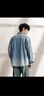森馬（Semir）森柔牛仔|長(cháng)袖襯衫男復古水洗牛仔外套秋季寬松上衣103524105101 曬單實(shí)拍圖