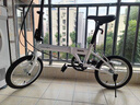 大行（DAHON）折疊自行車(chē)16英寸YUKI超輕迷你便攜男女式通勤單車(chē)KT610 白色  曬單實(shí)拍圖