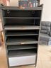 億美柚鞋架鞋柜一體靠墻玄關(guān)柜鞋子收納柜多層樓道轉角鞋柜防塵多層鞋柜 灰3層-35*32*80(約放6雙鞋） 曬單實(shí)拍圖