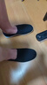 正品3520艾草防臭開(kāi)車(chē)黑布鞋一腳蹬中老年牛筋底鞋老北京男女布鞋 艾草布鞋（黑底） -標準尺碼 42 (260mm) 標準運動(dòng)鞋尺碼 曬單實(shí)拍圖