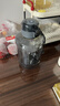 樂(lè )扣樂(lè )扣（LOCK&LOCK）小水庫大容量塑料運動(dòng)水杯戶(hù)外冷水壺刻度把手男女杯子2.2L灰色 曬單實(shí)拍圖