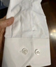 羅蒙（ROMON）純色商務(wù)職業(yè)正裝男士白襯衫工裝外套長(cháng)袖襯衣男CS108白色3XL 曬單實(shí)拍圖