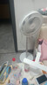 美的（Midea）電風(fēng)扇落地扇臺扇家用大風(fēng)量電扇宿舍輕音低噪臺式桌面兩用節能 【升級七葉強風(fēng)  臺地兩用】象牙白 曬單實(shí)拍圖
