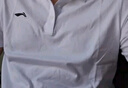 李寧翻領(lǐng)polo衫男士短袖衣服春夏新款夏季純棉休閑透氣半袖t恤男T 曬單實(shí)拍圖